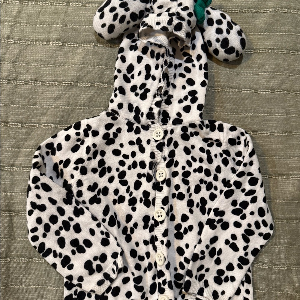 Gymboree Black and White Polka Dot Onesie